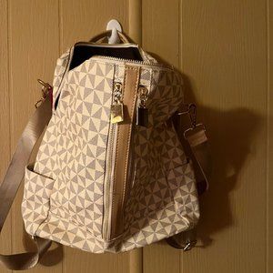 Tan Purse Backpack